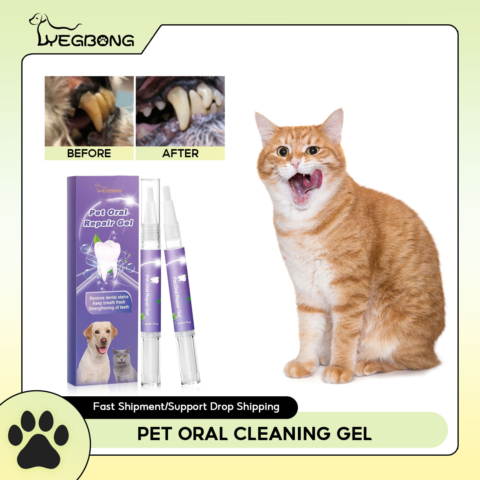 Pet Oral Repair Gel Puppy Tart - Teeth Whitening Doctor ulasan dan harga
