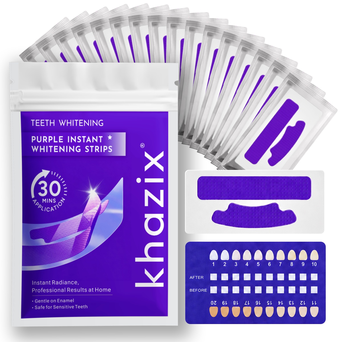 1/7 pairs Teeth Whitening Stri - Teeth Whitening Strips Permanent ulasan dan harga