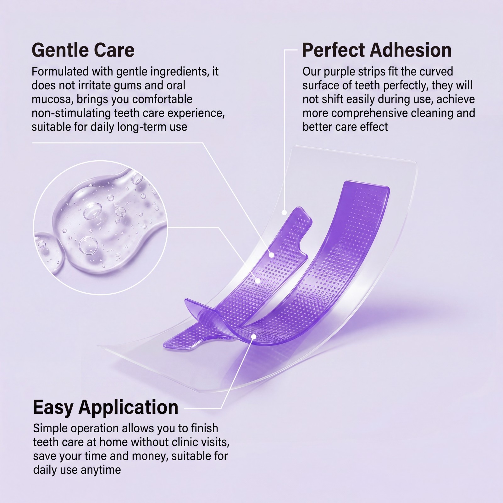 Purple Teeth Whitening Strips  - Teeth Whitening Strips Permanent ulasan dan harga