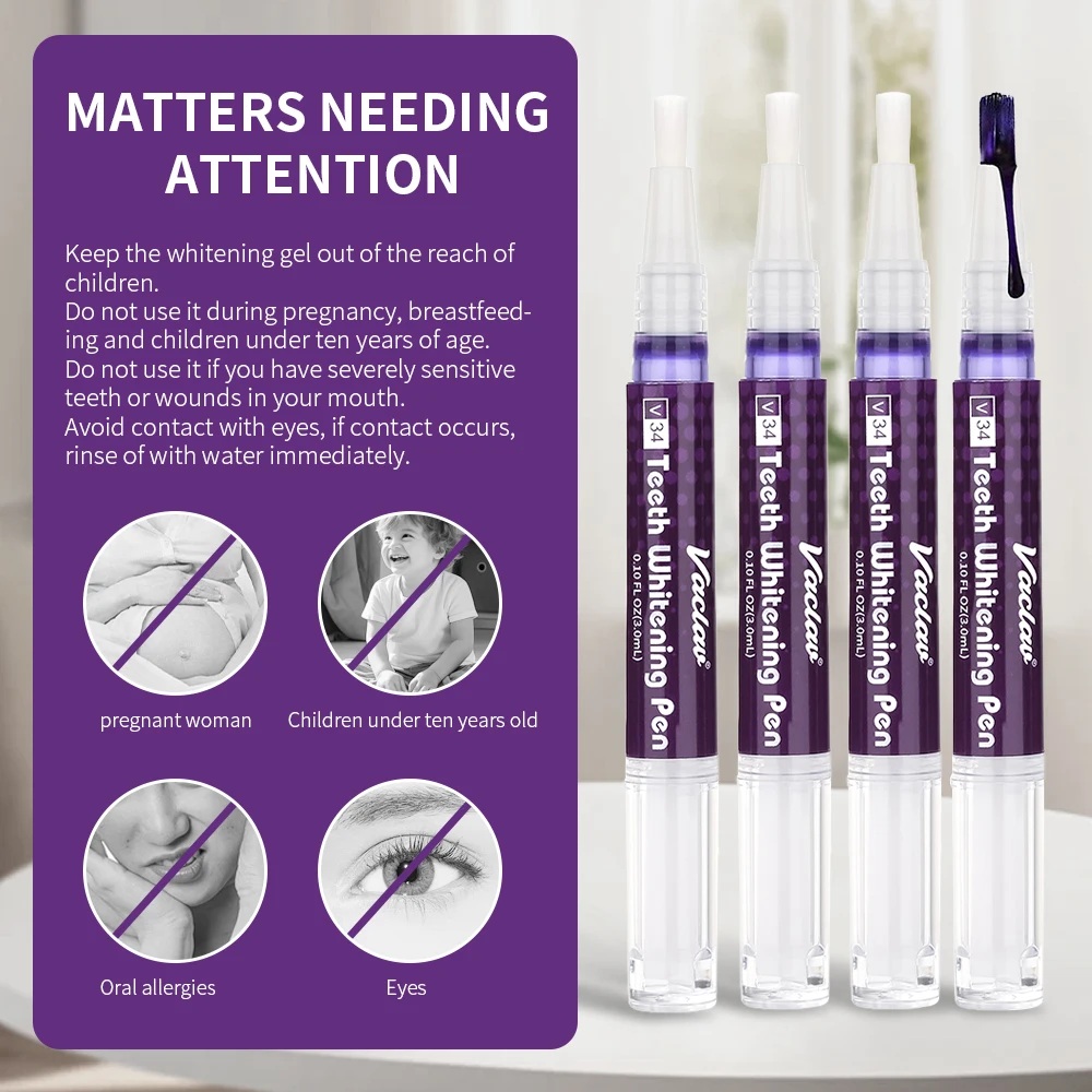 Vaclav V34 Purple teeth whiten - Teeth Whitening Doctor ulasan dan harga